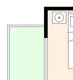 2 bedroom 1 bathroom floor plan 2 bedroom 1 bathroom floor plan at Sunnyvale Court, Sunnyvale, California